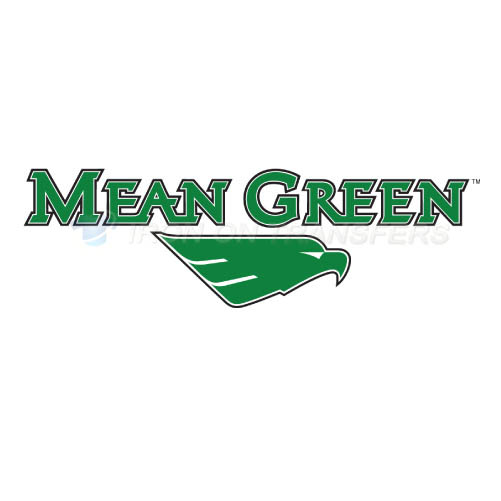 North Texas Mean Green Iron-on Stickers (Heat Transfers)NO.5621